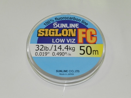 Флюорокарбон Sunline SIG-FC 0,490 мм 14,4 кг 50 м