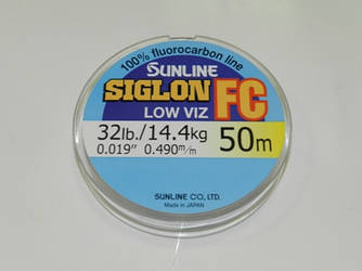 Флюорокарбон Sunline SIG-FC 0,490 мм 14,4 кг 50 м