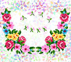 Водорозчинний флізелін Confetti "Літній букет"