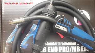 Зварювальний пальник МВ EVO PRO 15 (3 метрова) KZ (євророз'єм) Abicor Binzel, фото 3