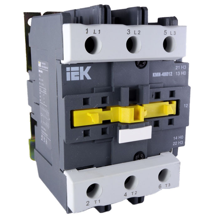Контактор КМІ-48012 80А 220В/АС3 1з+1р (НО+НЗ) IEK