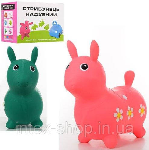 Дитячий стрибунець Коник (MS 1433) (Зелений) 43 х 20 х 42/20 см