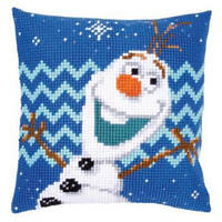 Набор для вышивания крестом (подушка) Vervaco Disney Frozen Olaf