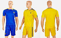 Форма футбольная детская Украина 1006-UKR-12: размер S-XL