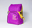 Міський рюкзак "URBAN" фіолетово-жовтий, фото 4
