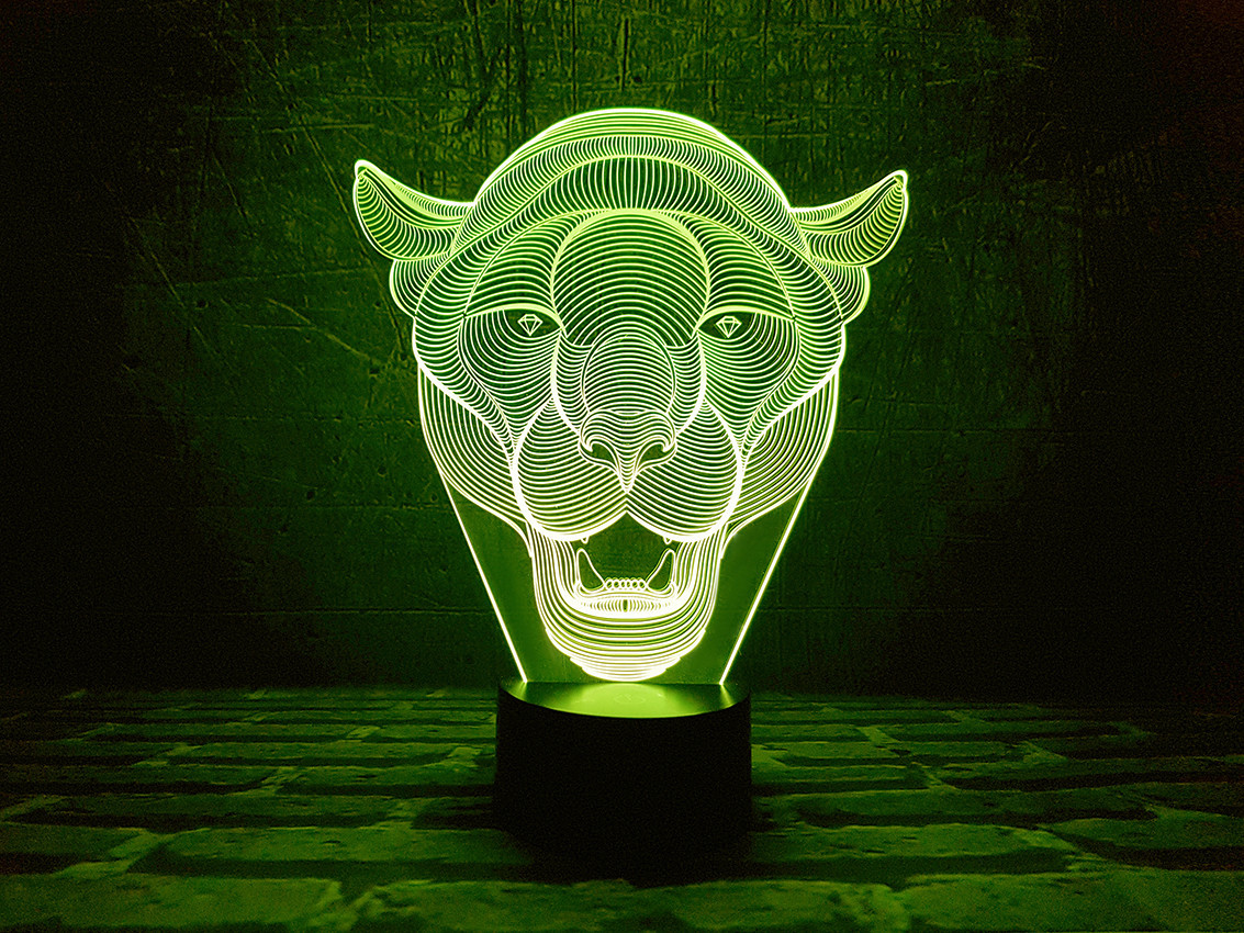 Змінна пластина для 3D ламп "Пума" 3DTOYSLAMP, фото 1
