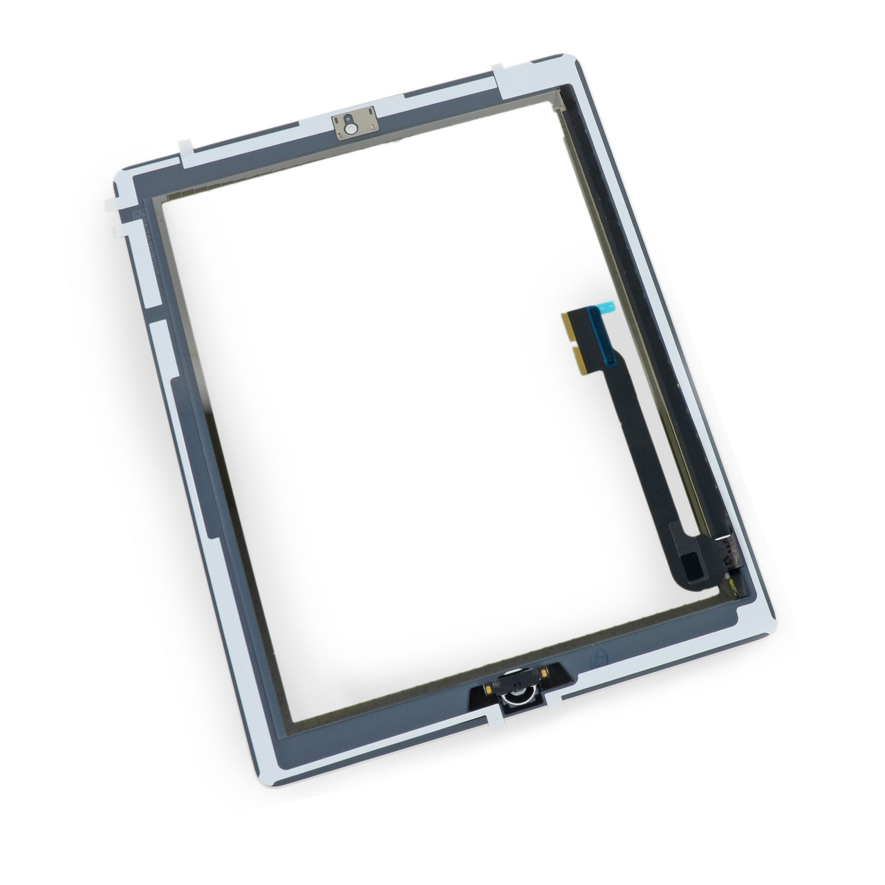 Тачскрин (сенсор) для iPad 3, iPad 4, с кнопкой, цвет белый - фото 2 - id-p561805707