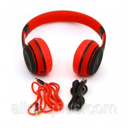 Навушники безпровідні Bluetooth HAVIT H2575BT black/red