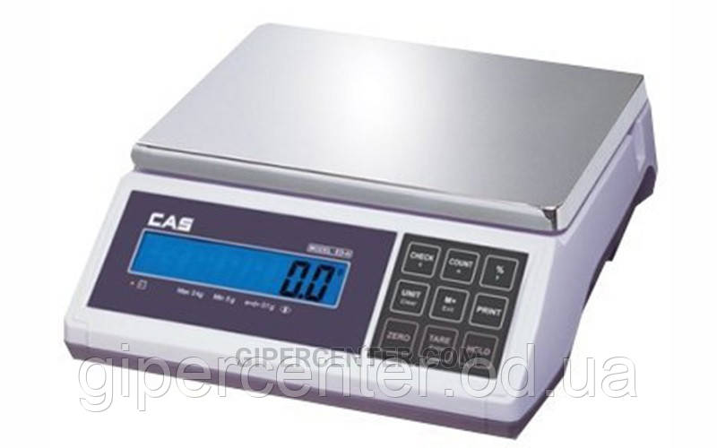 Весы фасовочные CAS ED-6 до 6 кг; дискретность 1/2 г - фото 1 - id-p610608942