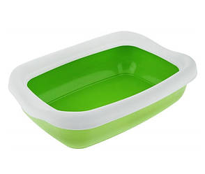 Туалет для кішок з рамкою "Beta Green", 43x31x12 см