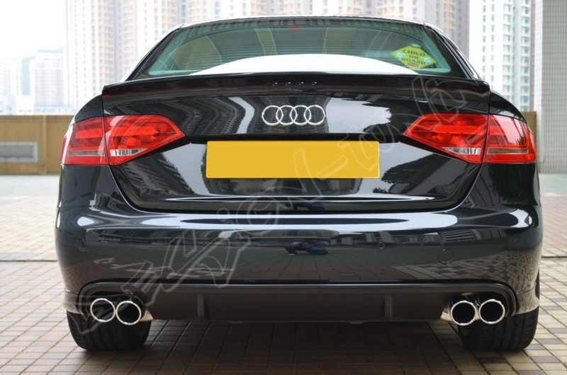 НАКЛАДКА ЗАДНЬОГО БАМПЕРУ AUDI A4 B8, фото 1