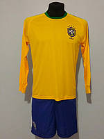 Футбольна форма довгий рукав доросла збірна Бразилії жовта