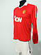 Футбольна форма довгий рукав доросла Manchester United червона, фото 3