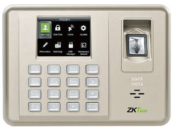Біометрична система обліку робочого часу ZKTeco Silk FP-100TA