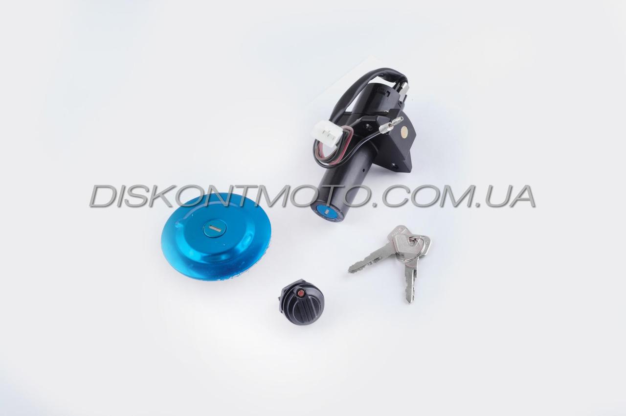 Замок запалювання (комплект) Yamaha YBR125 (+кришка бака) ZUNA