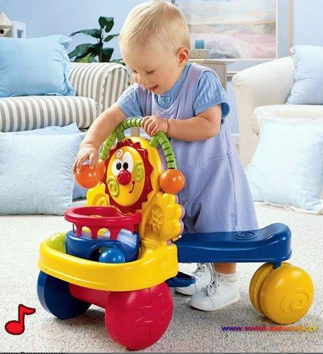 Ходунки-каталка "Веселий клоун" (аналог Fisher-price) A2053 - фото 3 - id-p610714557