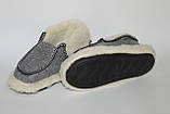Чуні-галоші з натуральної овчини на гумовій підошві, фото 2