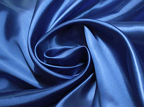 Тканина Атлас звичайний Синій