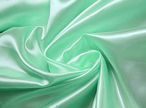 Тканина Атлас звичайний М'ята