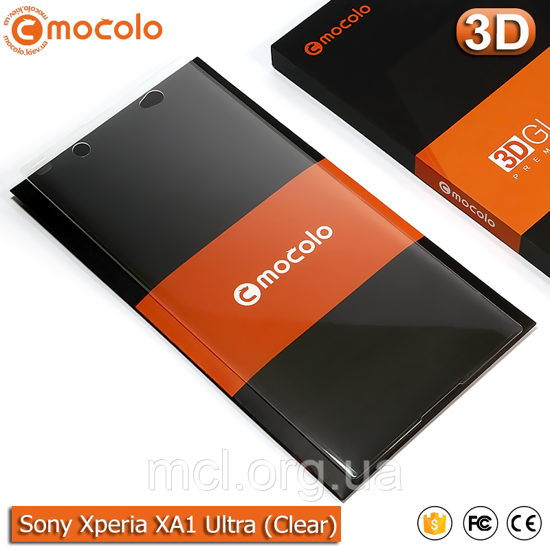 Захисне скло Mocolo Sony Xperia XA1 Ultra Dual 3D (Clear)