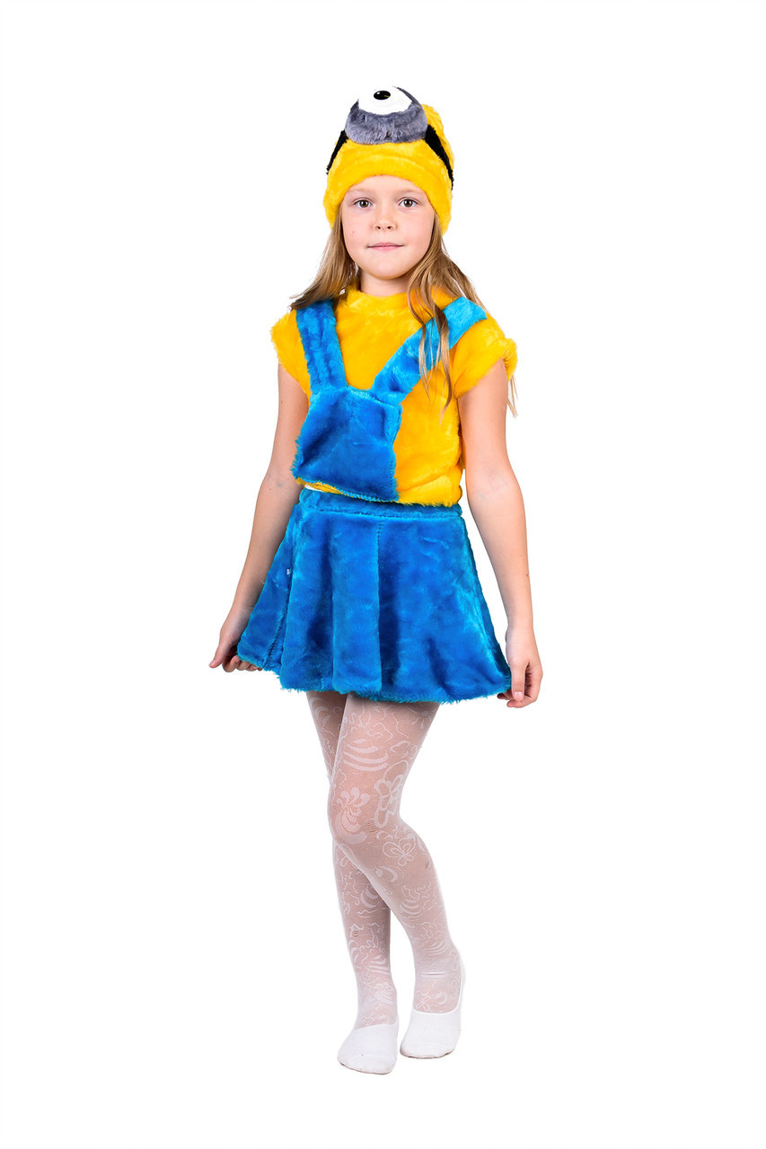Карнавальний костюм Міньона для дівчинки, фото 1