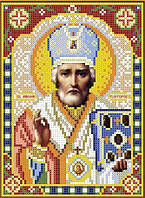Схема для вишивки бісером Святий Миколай Чудотворець 14х20см