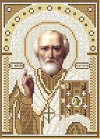 Схема для вишивки бісером Схема Св. Миколай 15х21см