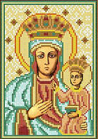 Схема для вишивки бісером Гошівська чудотворна ікона Божої Матері 15х21см