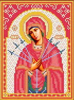 Схема для вишивки бісером Богородиця Семистрільна 15х20см
