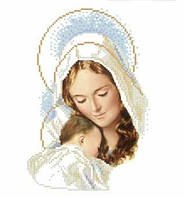 Схема для вишивки бісером Марія з дитям 20х27см