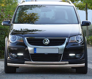 Кенгурник подвійний вус на Volkswagen Touran (2002-2015) Фольксваген Тоуран