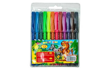 Фломастери 12 кольорів 858-12 Мультяшки (в PVC)