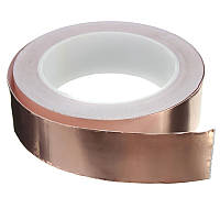 Фольга мідна одностороння струмопроводяща 20 мм