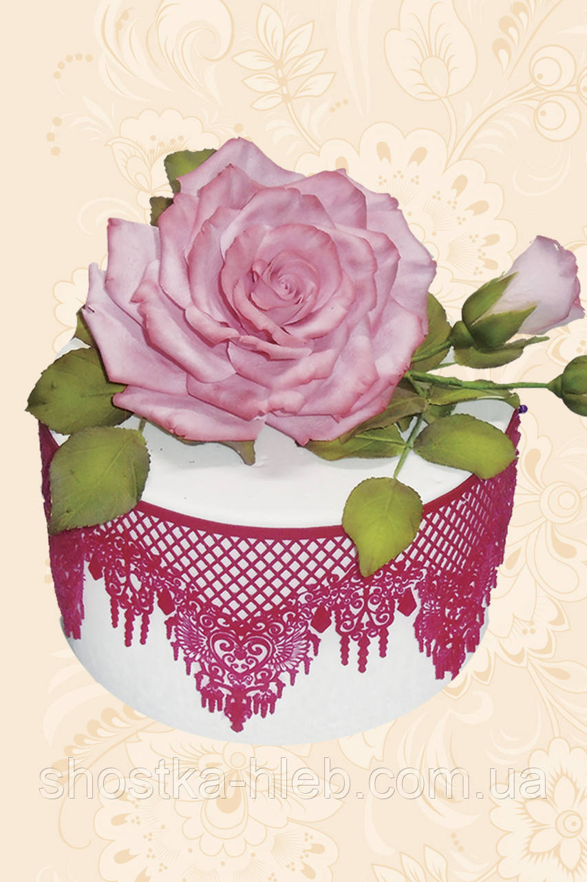 Торт Флористика "Гілочка троянди" - фото 1 - id-p610891287