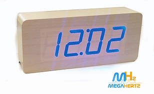 Електронні цифрові годинник VST 865 підсвічування Blue