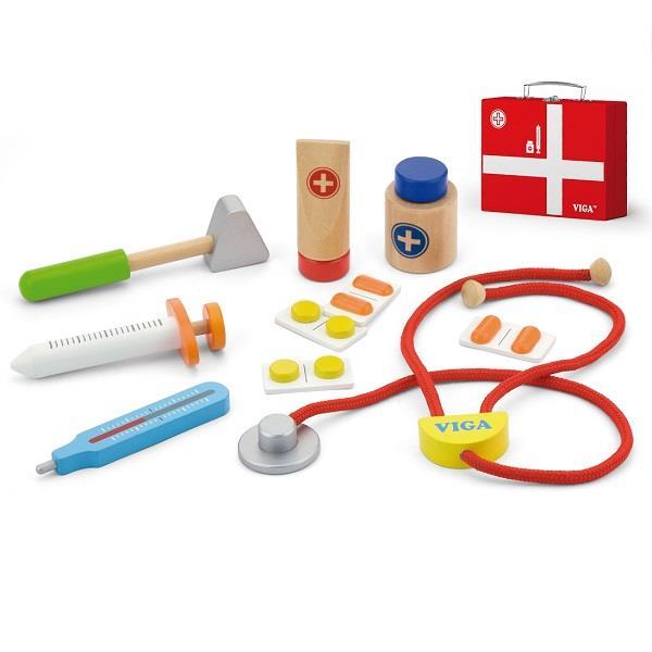 Игровой набор Viga Toys Чемоданчик доктора (50530) - фото 1 - id-p610505689