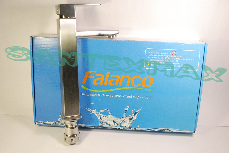 Смеситель для рукомойника Falanco 6110 из нержавеющей стали - фото 6 - id-p610936141