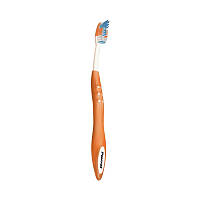 Зубная щетка Pierrot Massager toothbrush 45º, мягкая, оранжевая Ref.01