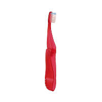 Зубная щетка Pierrot Travel Compact, средней жесткости (medium), красного цвета, Ref.76