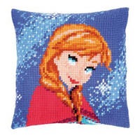 Набор для вышивания крестом (подушка) Vervaco Disney Frozen Anna