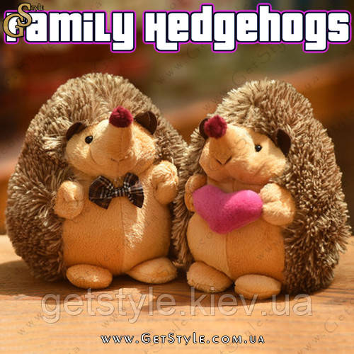 Іграшка Сім'я їжачків — "Family Hedgehog" — 2 шт.