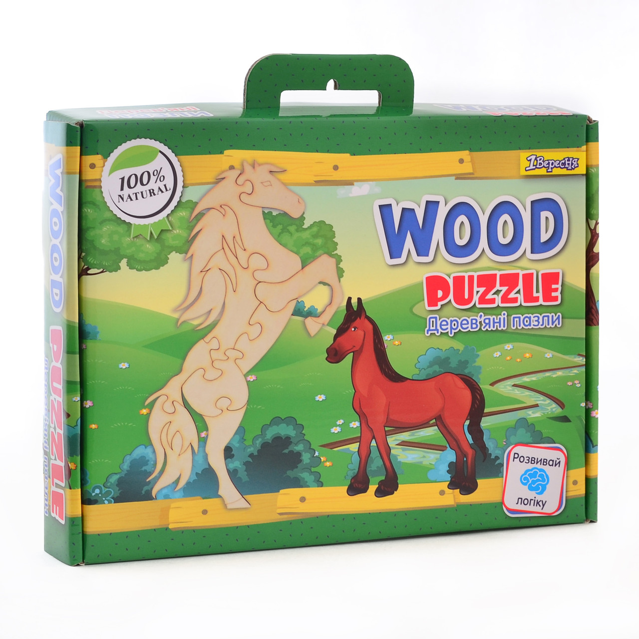 Дерев'яний пазл "Конячка"
