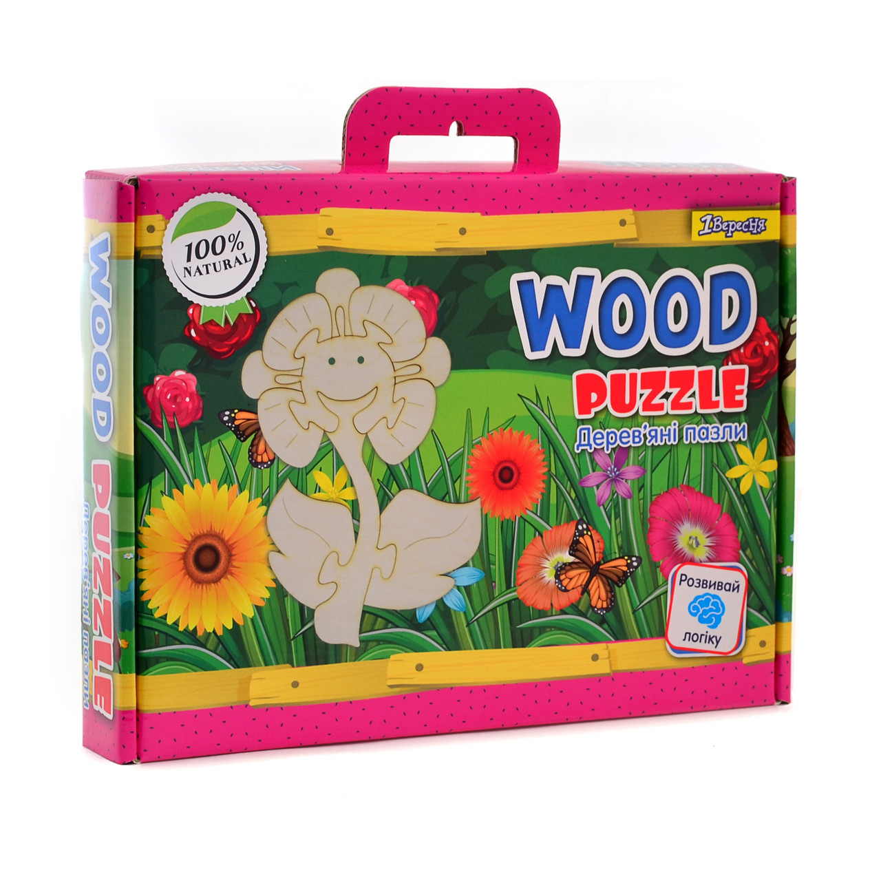 Дерев'яний пазл "Квітка"