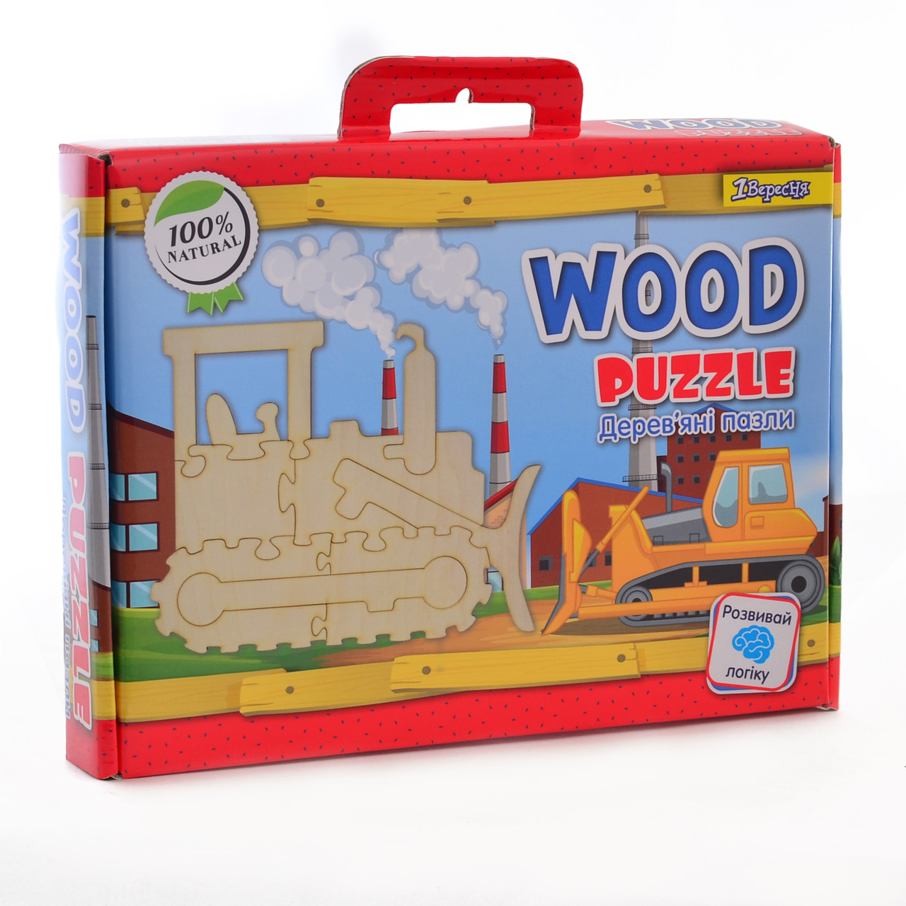 Дерев'яний пазл "Трактор 2"