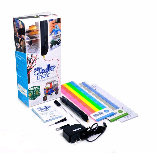 3D-ручка 3Doodler Create для проф. використання - ЧОРНА (50 стрижнів з ABS-пластика) 3DOOD-CRE-EU