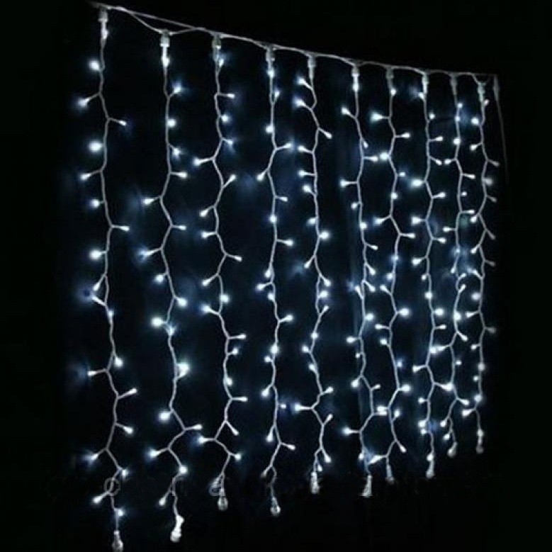 Гірлянда Штора 160 LED 2х2 м, колір - холодно - білий