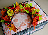 Осінній обруч з листям і ягодами в осінньому стилі 600 грн, фото 5