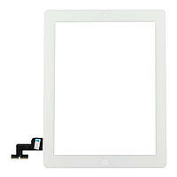 Тачскрін (сенсор) для iPad 2, білий, повний комплект, високої якості