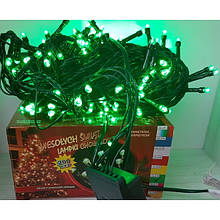 Новорічна світлодіодна гірлянда 200 LED зелений