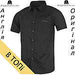 Сорочка чоловіча Pierre Cardin чорна на короткий рукав, фото 2